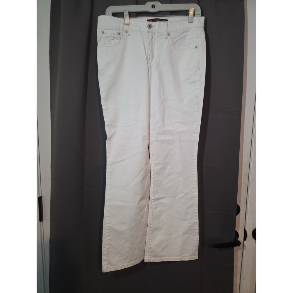 Gloria Vanderbilt jeans curvey slim white jeans 8P
